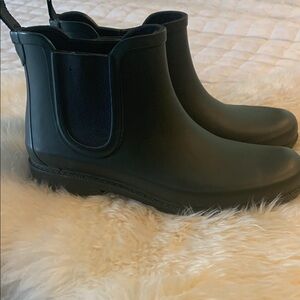 Madewell Green Rain Boots